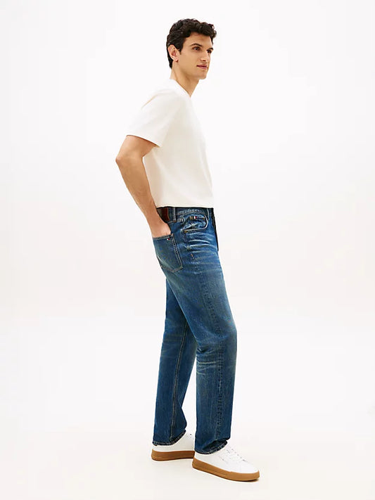 Dover Whiskered Regular Straight Leg Jeans