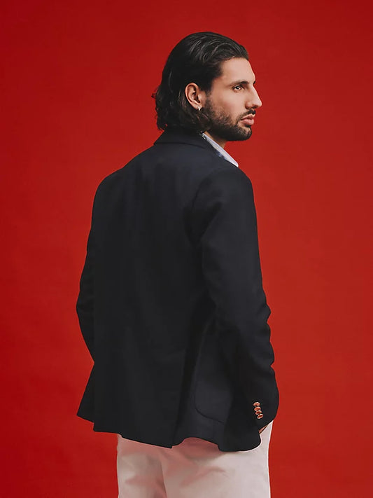 New York Label Crest Regular Fit Blazer