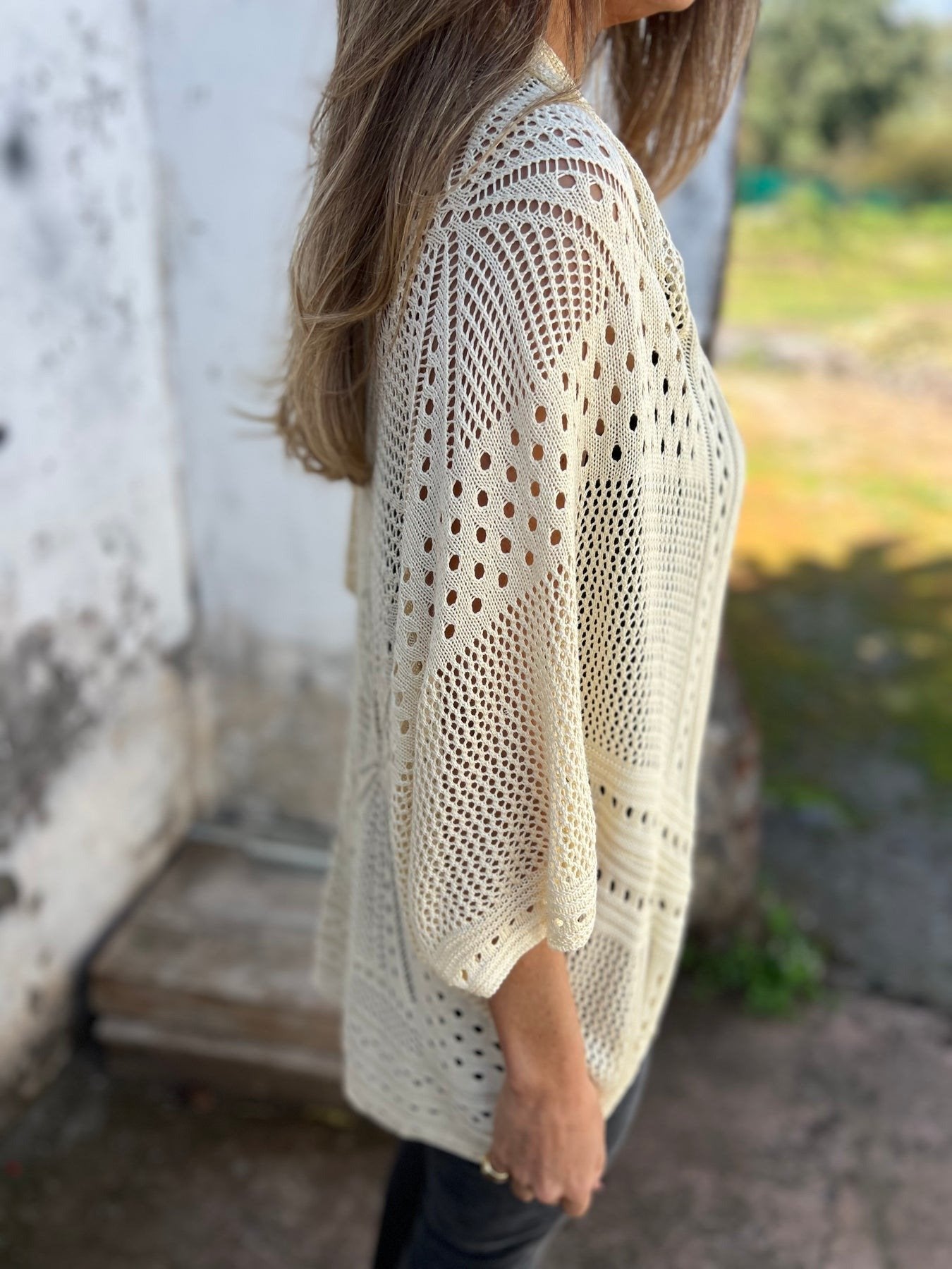 CLEARANCE🔥Women's Hollow Half Sleeve Cardigan