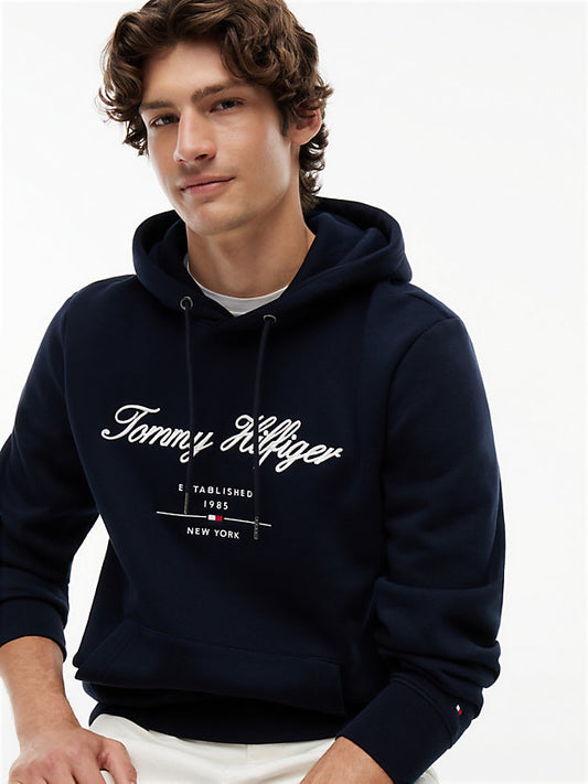 Logo Embroidery Fleece Hoody