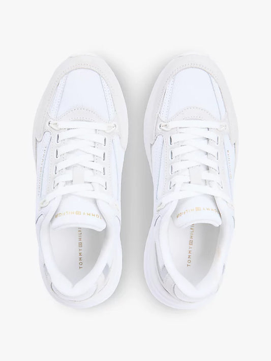Suede Chunky Lace-Up Trainers