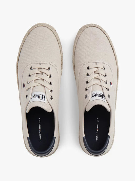 Canvas Espadrille Hybrid Trainers WiLinen