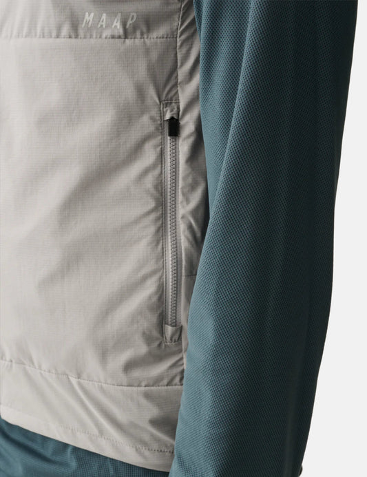 Alt_Road Wind Vest - Zinc