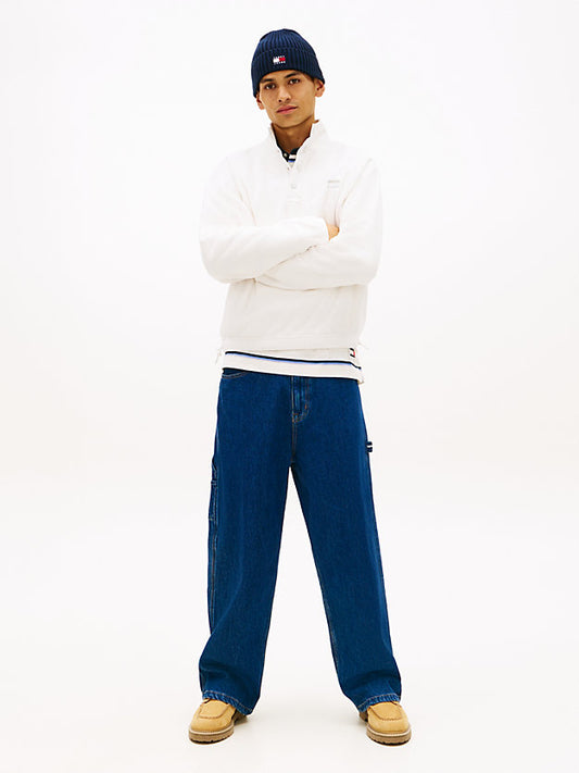 Back Logo Relaxed Polar Fleece Sweatshirt