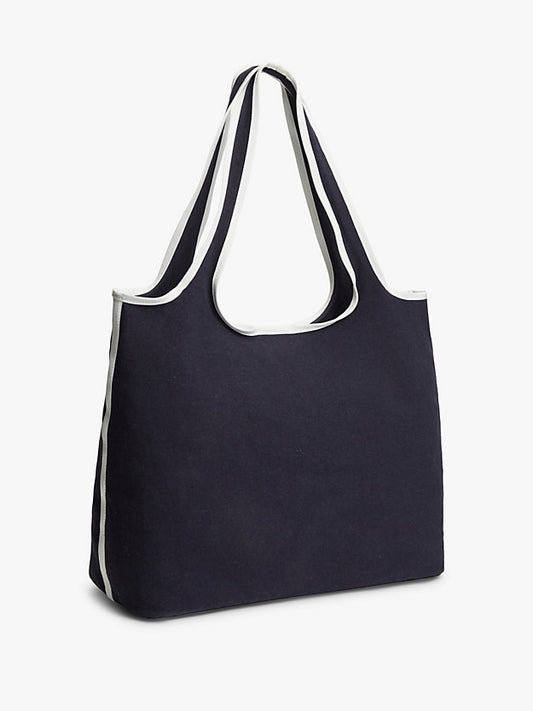 Canvas Beach Tote Bag WiPouch