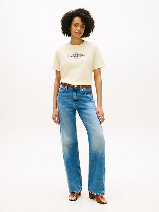 Crest Logo Embroidery Relaxed T-Shirt