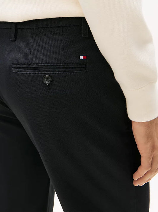 Denton Micro Print Straight Leg Chinos