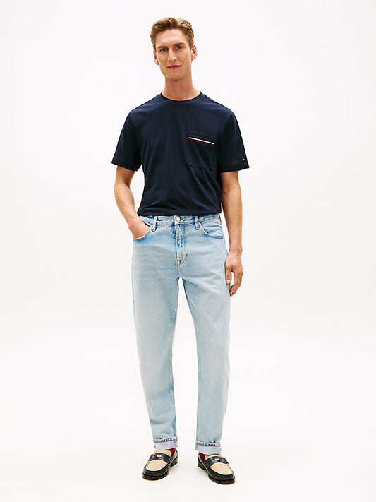 Global Stripe Pocket Pique Jersey T-Shirt