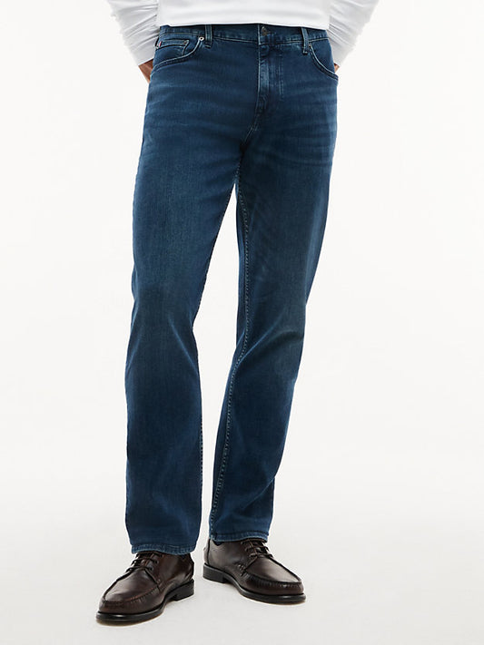 Denton Faded Straight Leg Jeans