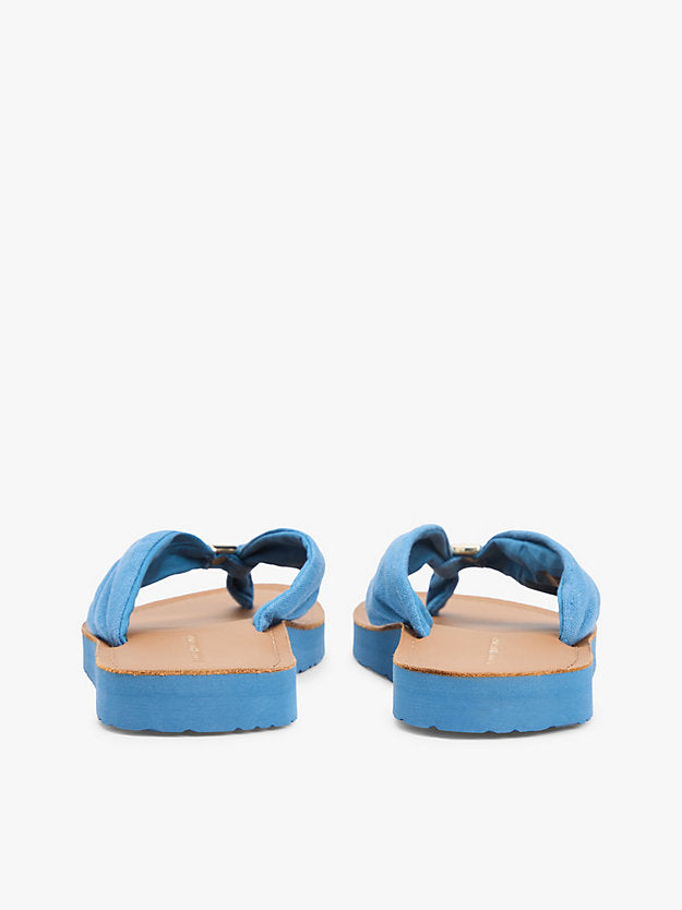Monogram Plaque Hemp Flip-Flops