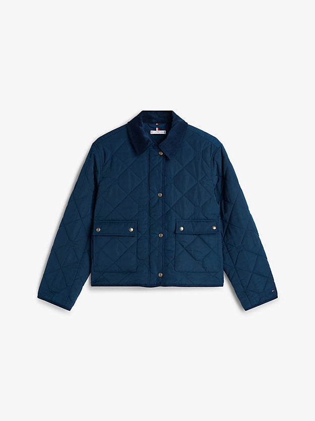 Padded Flag Quilted Water Repellent Jacket