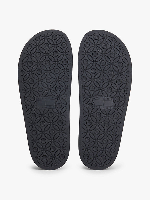 Double Buckle Strap Jelly Slides