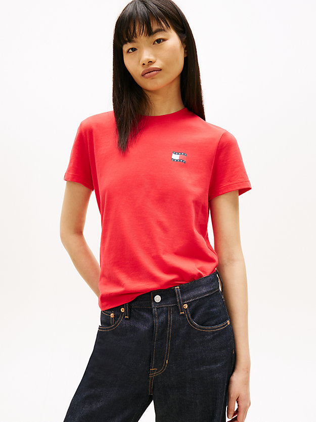 Wavy Flag Back Logo Jersey T-Shirt