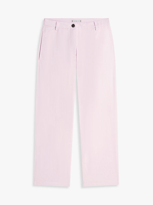 Washed Slim Straight Leg Chinos