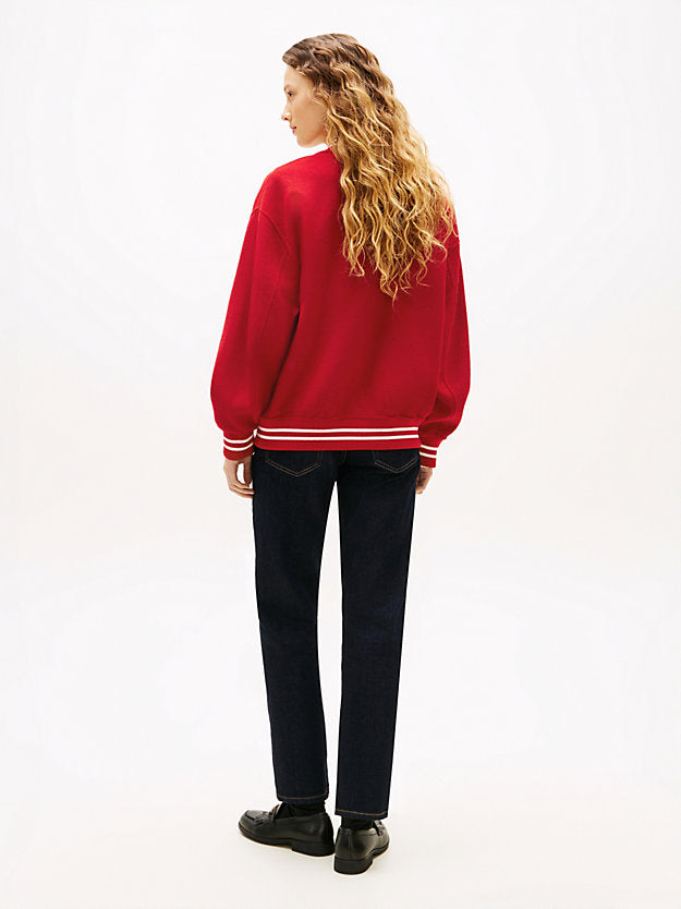 Double-Faced Wool Blend Bomber Jacket