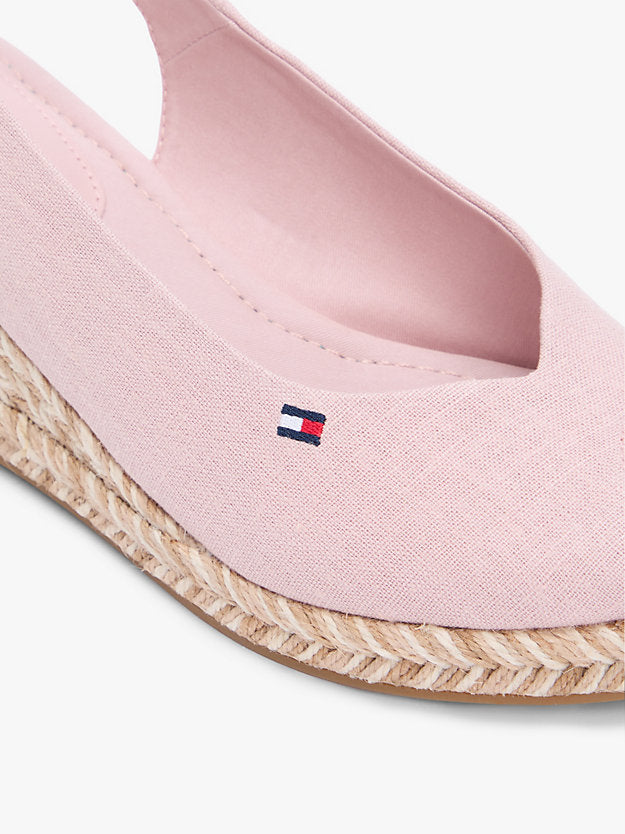 Hemp Slingback Wedge Espadrilles