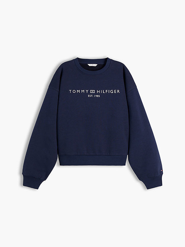 Logo Relaxed Fleece Sweatshirt