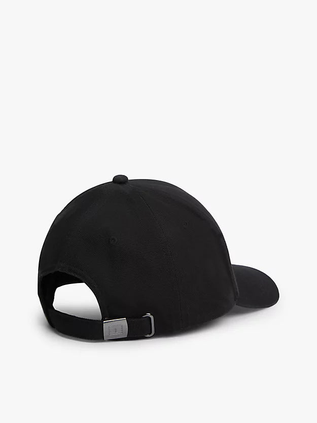 Logo Patch Canvas Baseball Cap