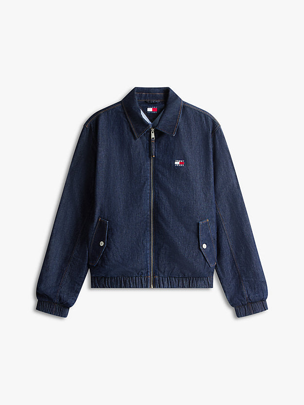 Chambray Denim Harrington Jacket