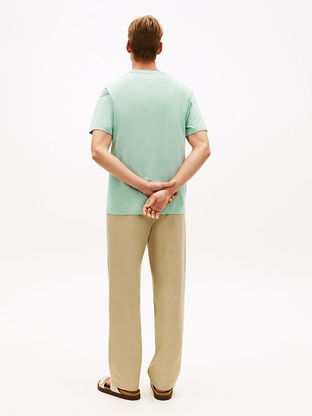 Patch Pocket Jersey Crew Neck T-Shirt