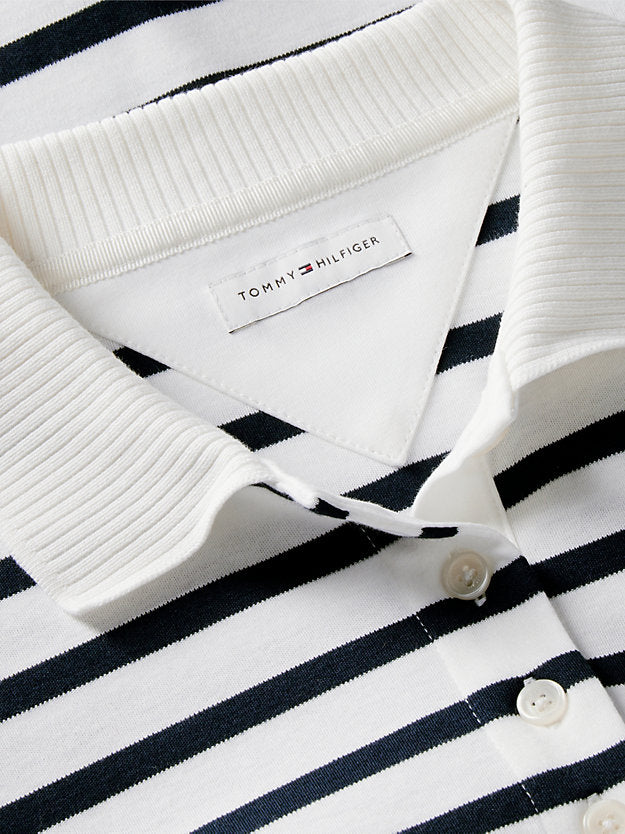 Relaxed Fit Interlock Knit Polo Shirt