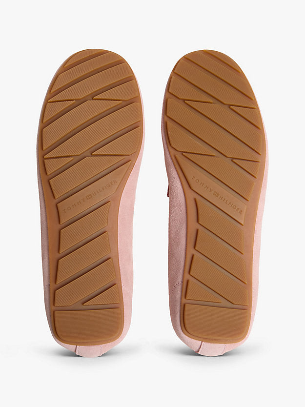 Suede Enamel Flag Driver Shoes