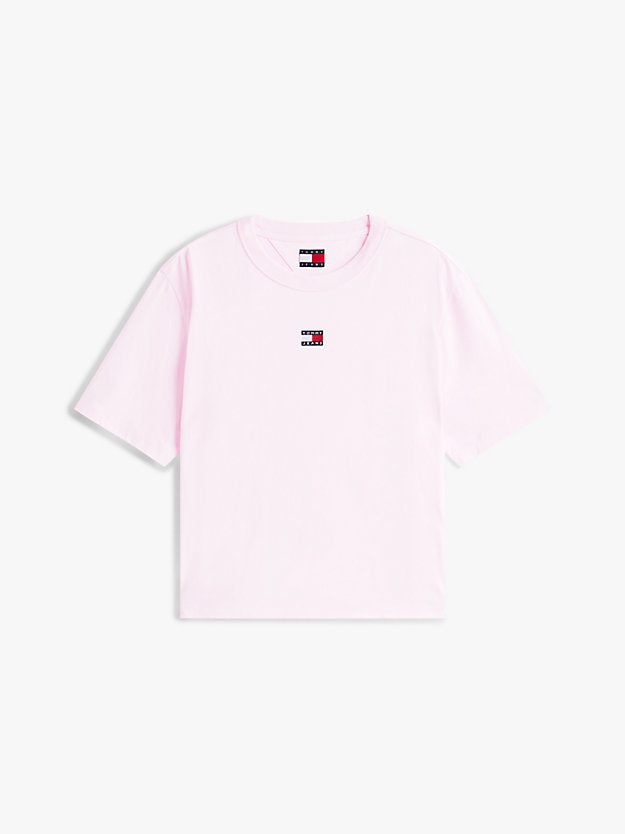 Badge Boxy Crew Neck T-Shirt