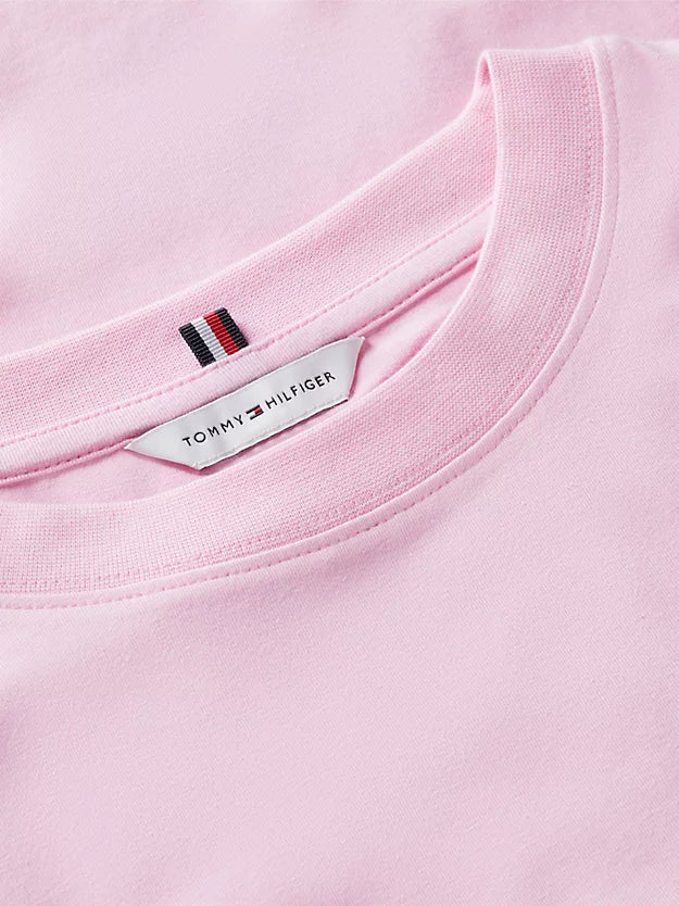 Logo Embroidery Crew Neck T-Shirt