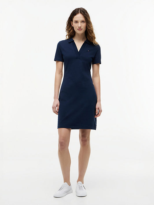 1985 Slim Mini Short Sleeve Polo Dress