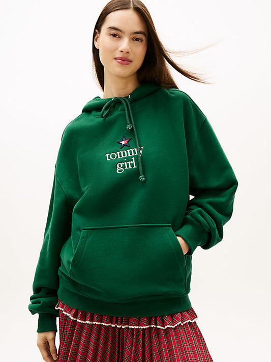 Girl Logo Relaxed Fleece Hoody