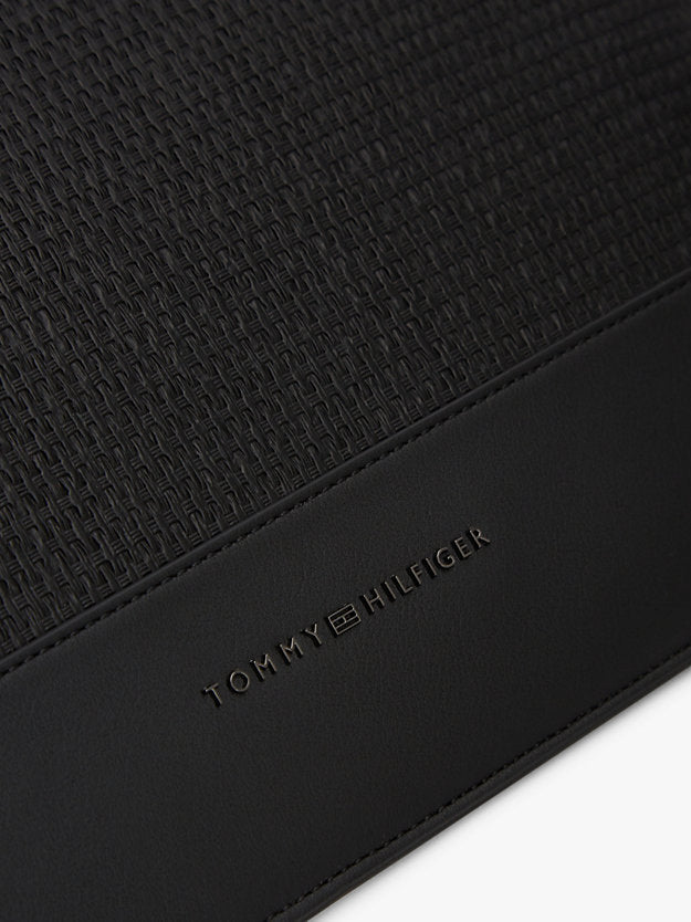 Metal Logo Woven Pouch