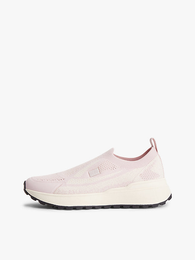 Logo Knit Cleat Slip-On Trainers