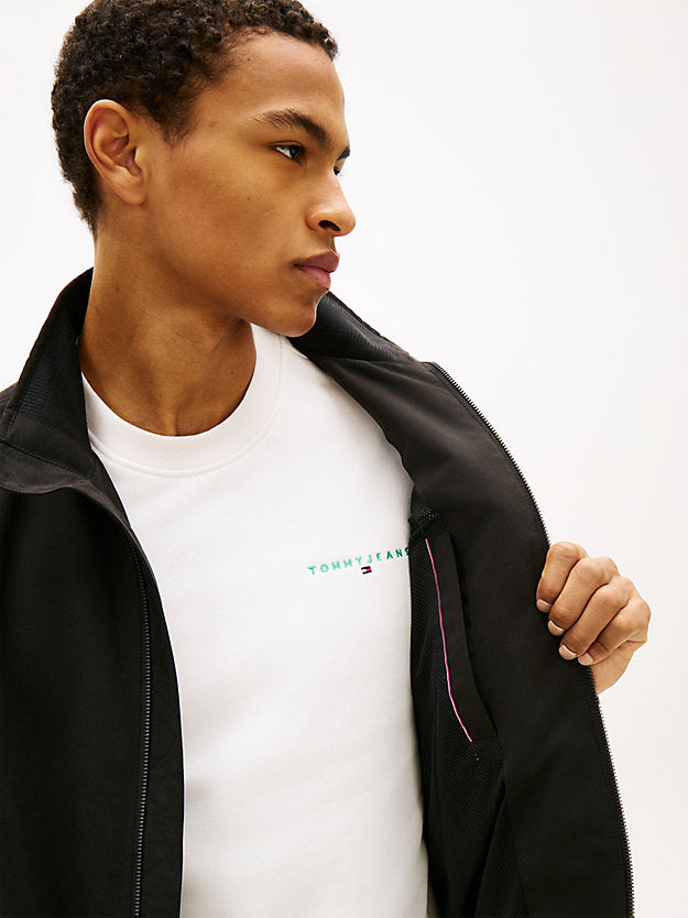 Collar Logo Water Repellent Zip-Thru Jacket