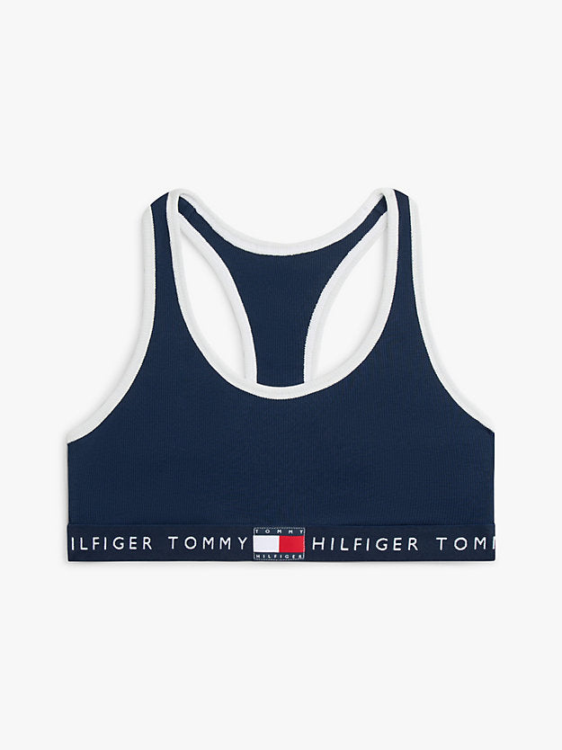 Heritage Logo Ribbed Racerback Bralette