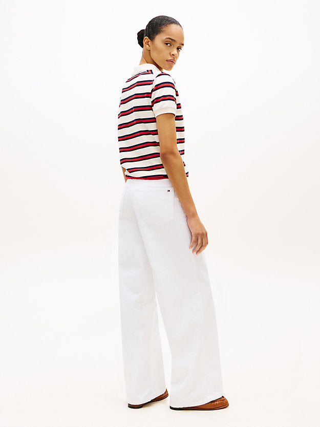 1985 Regular Fit Tie Front Polo Shirt