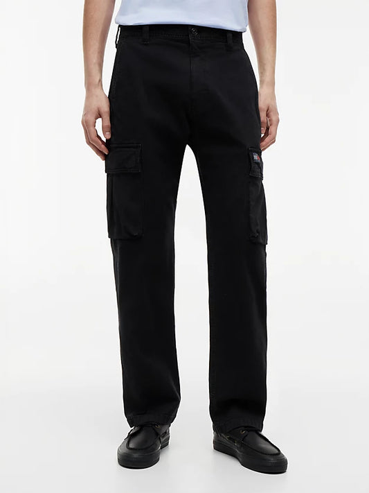 Otis Canvas Straight Cargo Trousers