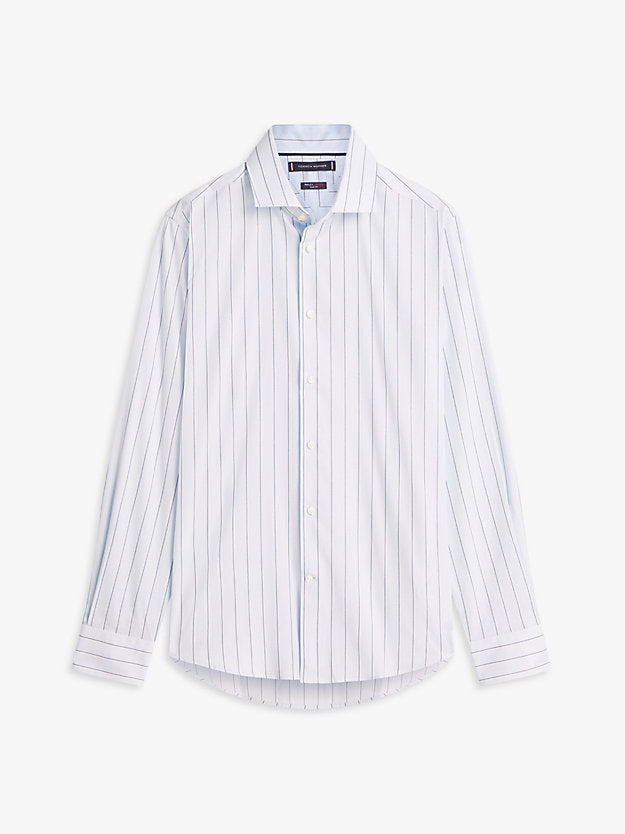 New York Label Flex Slim Fit Stripe Shirt