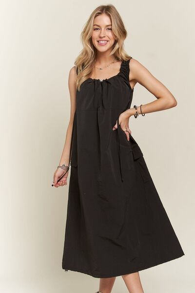 ADORA Cargo-Kleid mit Schlitz und Tunnelzug