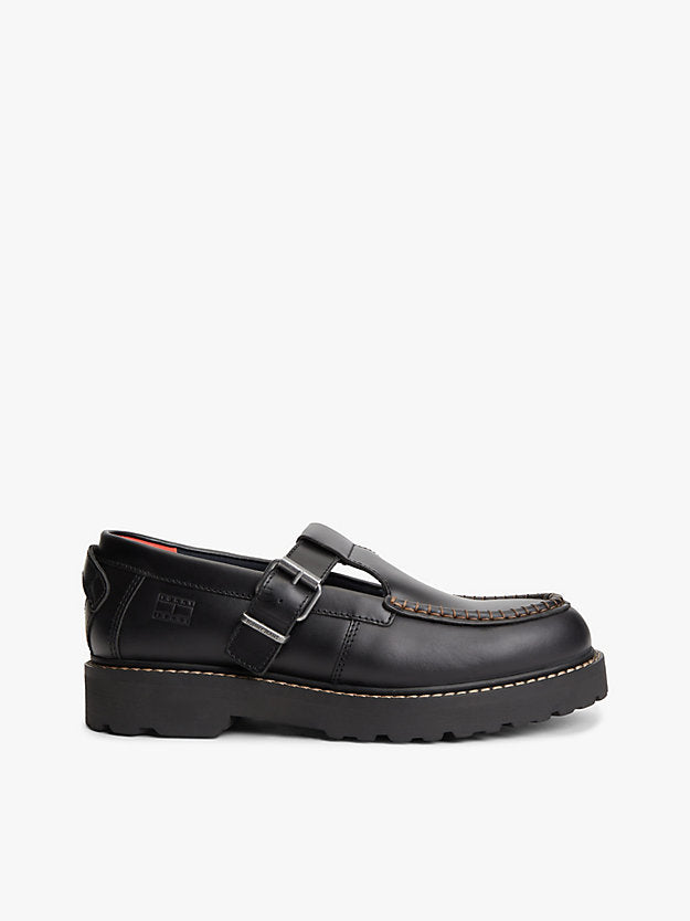 Archive Leather Cleat T-Bar Shoes