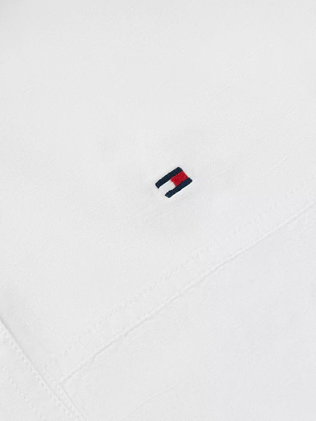 Relaxed Fit Drawstring Shirt WiLinen