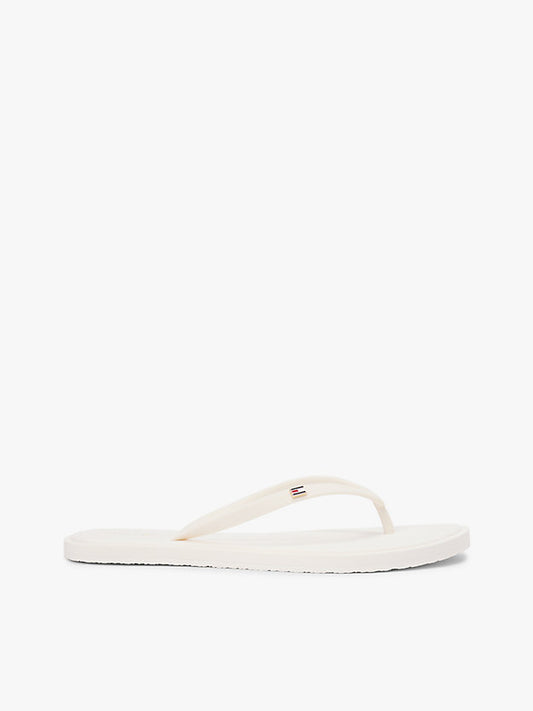 Chic Enamel Flag Flip-Flops