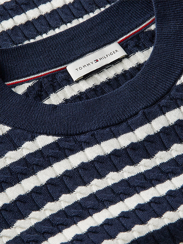 Cable Knit Crew Neck Jumper