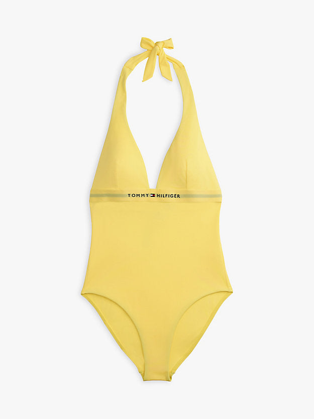 Original Logo Halterneck Swimsuit