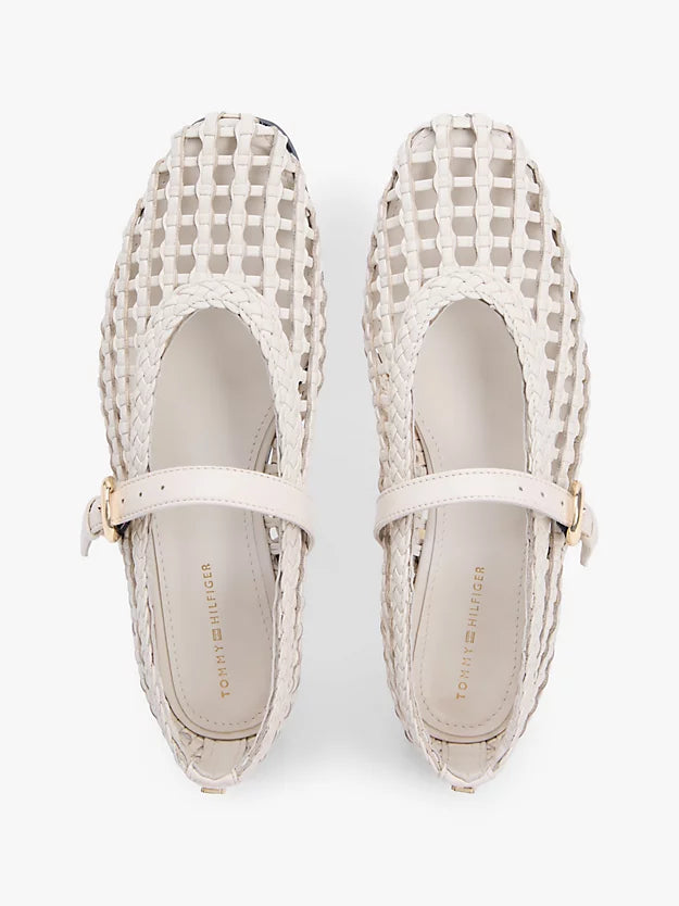 Woven Mary Jane Ballerinas