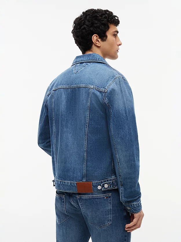 Ryan Faded Denim Trucker Jacket