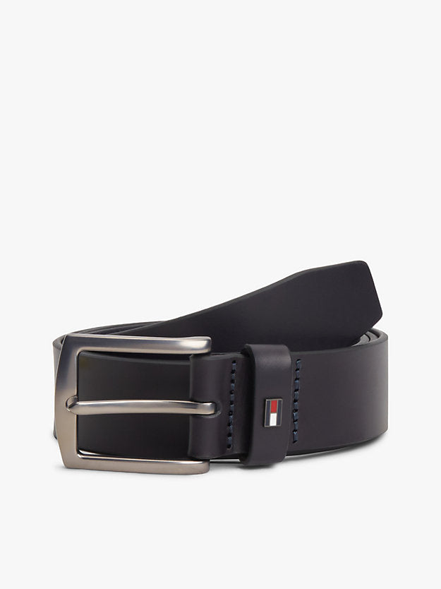 Denton Enamel Flag Leather Belt