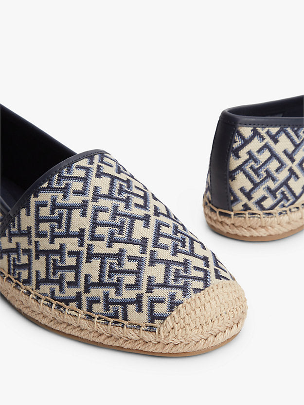Monogram Plaque Jacquard Espadrilles