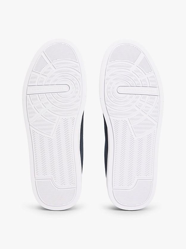 Logo Knit Court Trainers