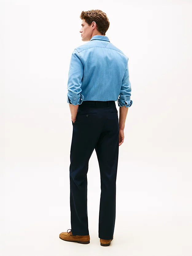 Dover Honeycomb Texture Straight Leg Chinos
