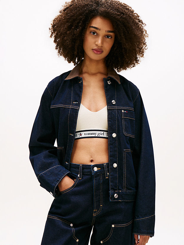 Oversized Denim Chore Jacket